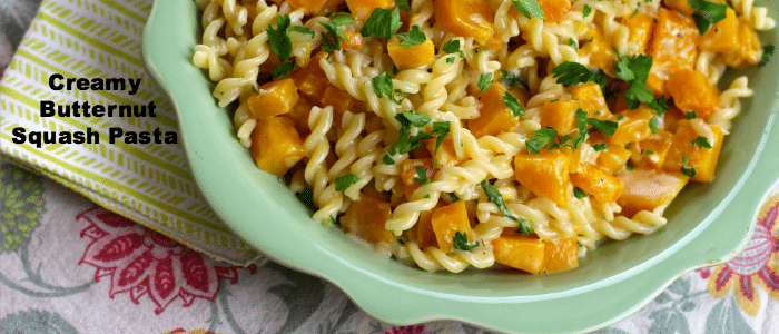 Butternut Squash Pasta from Rainbow Delicious