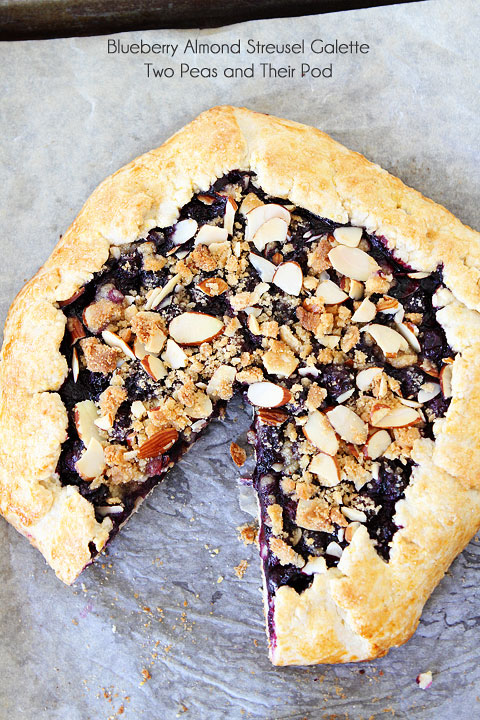 Blueberry Almond Struesel Galette