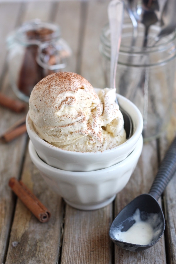 friendsgiving menu Brown Butter Cinnamon Ice Cream for Friendsgiving