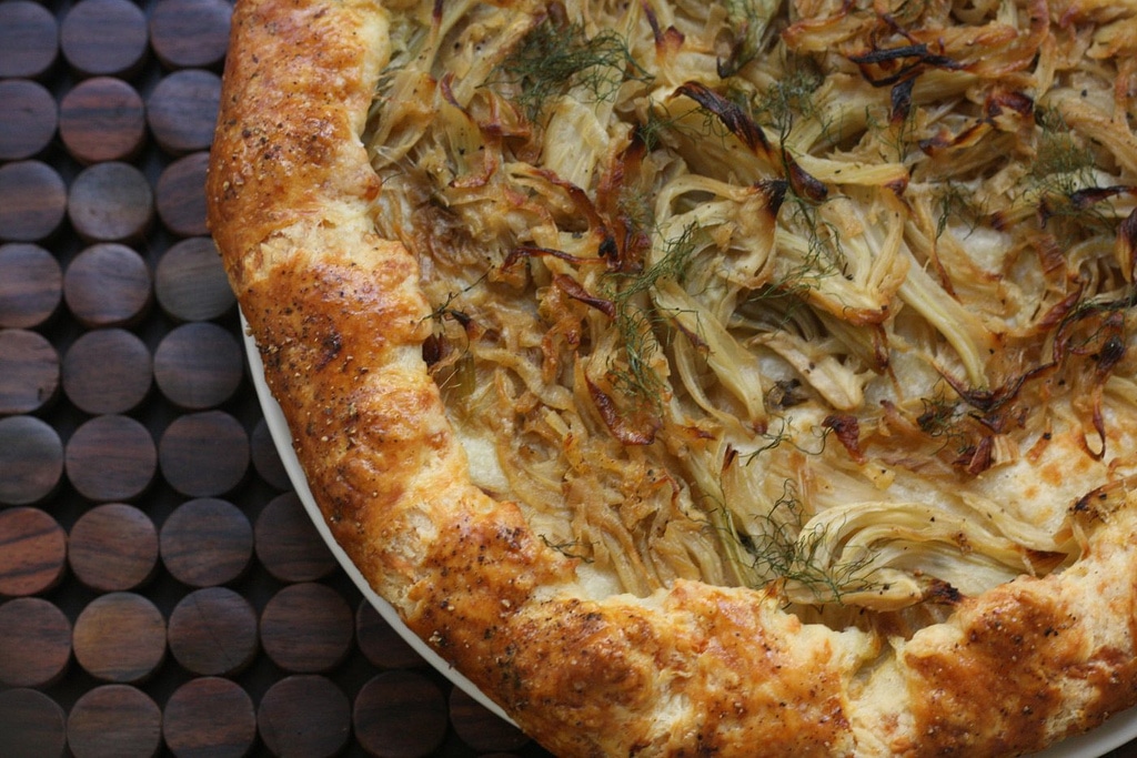 Savory Galette - Fennel and Onion Galette