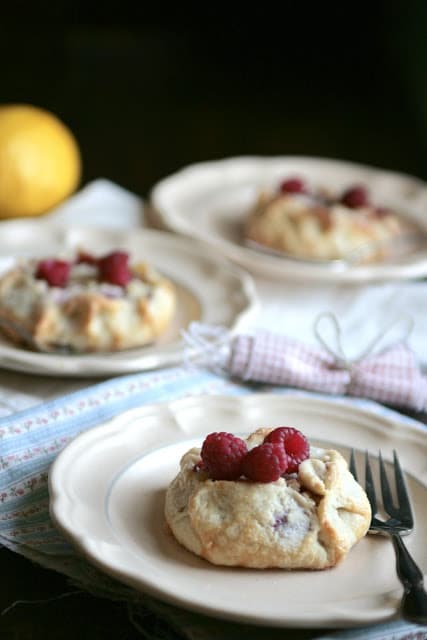 Mini Raspberry Lemon Galettes