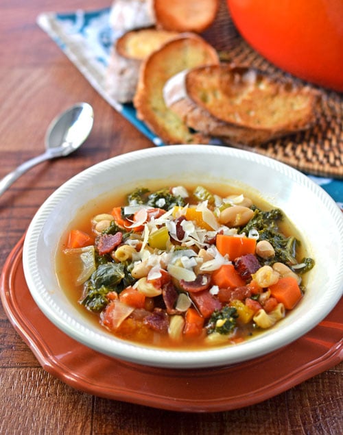 Butternut Squash White bean and Kale Minestrone