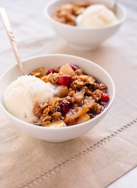 Cranberry Pear Crisp