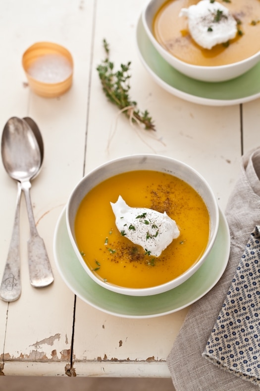 Gluten Free Acorn Squash and Sweet Potato Soup