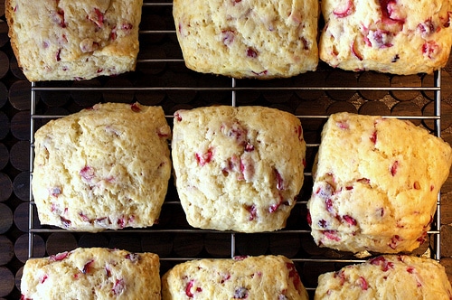 Meyer Lemon and Fresh Cranberry Scones