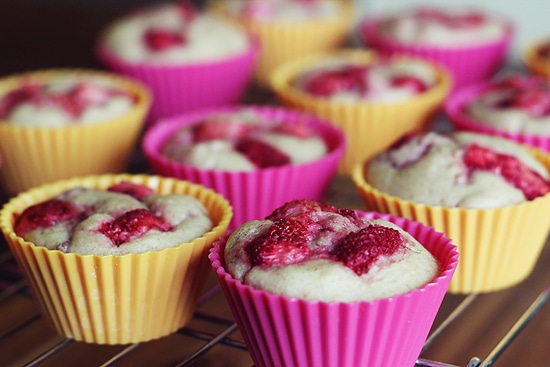 Best Muffin Recipes Ever : Strawberry Shortcake Muffins