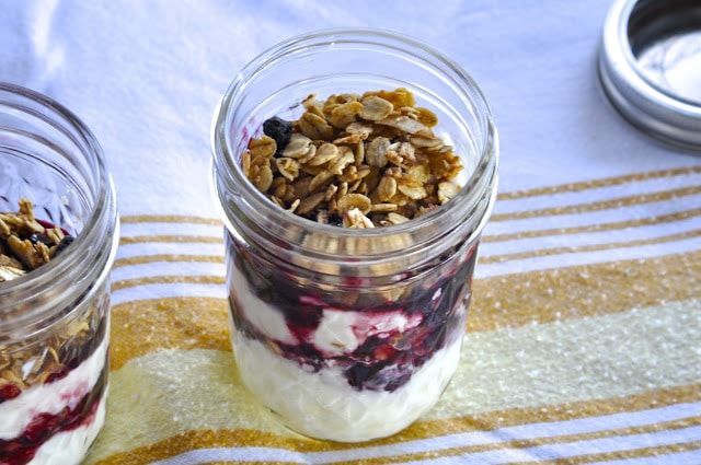 cherry yogurt breakfast parfaits & healthy breakfast ideas