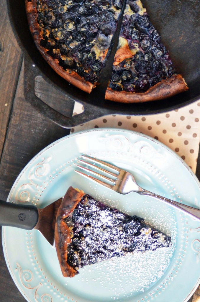 Dutch Baby Pancake Recipes : blueberry lemon dutch baby