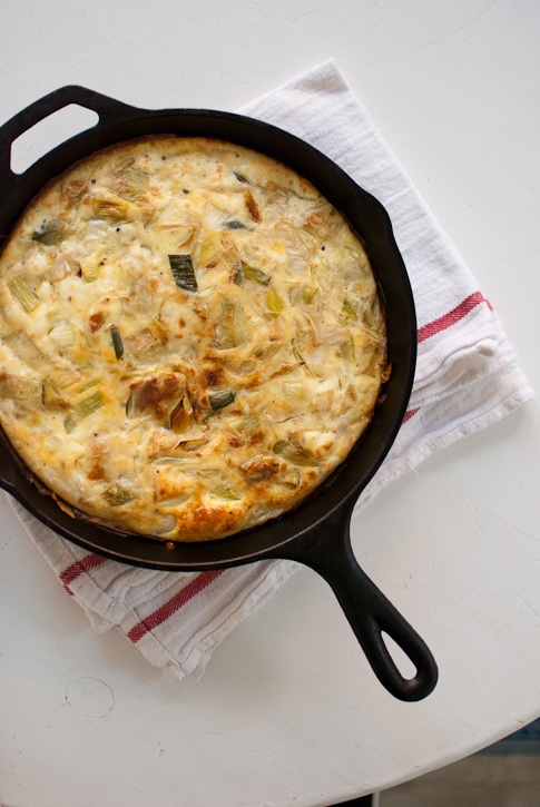 leek frittata