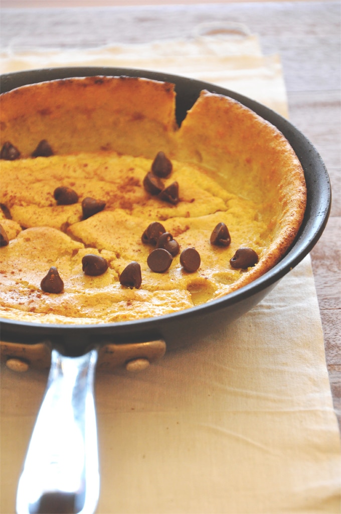 Dutch Baby Pancake Recipes : pumpkin chocolate chip dutch baby