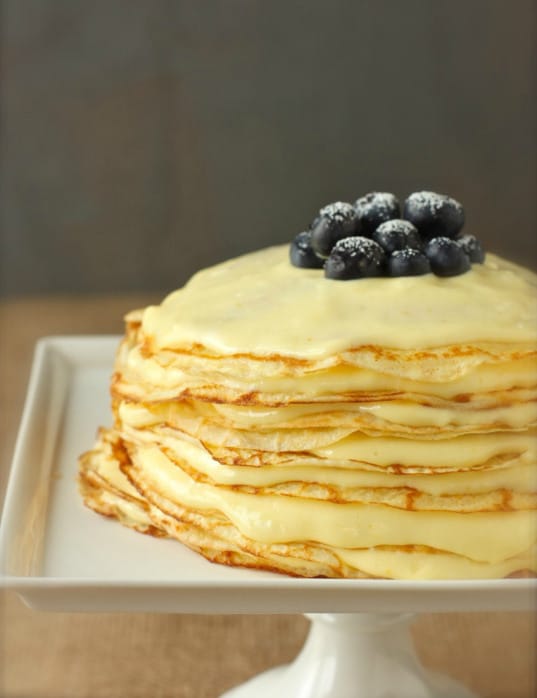 meyer lemon crepe cake