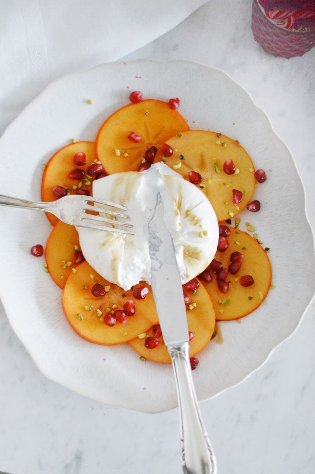 unique Caprese Salads persimmon caprese