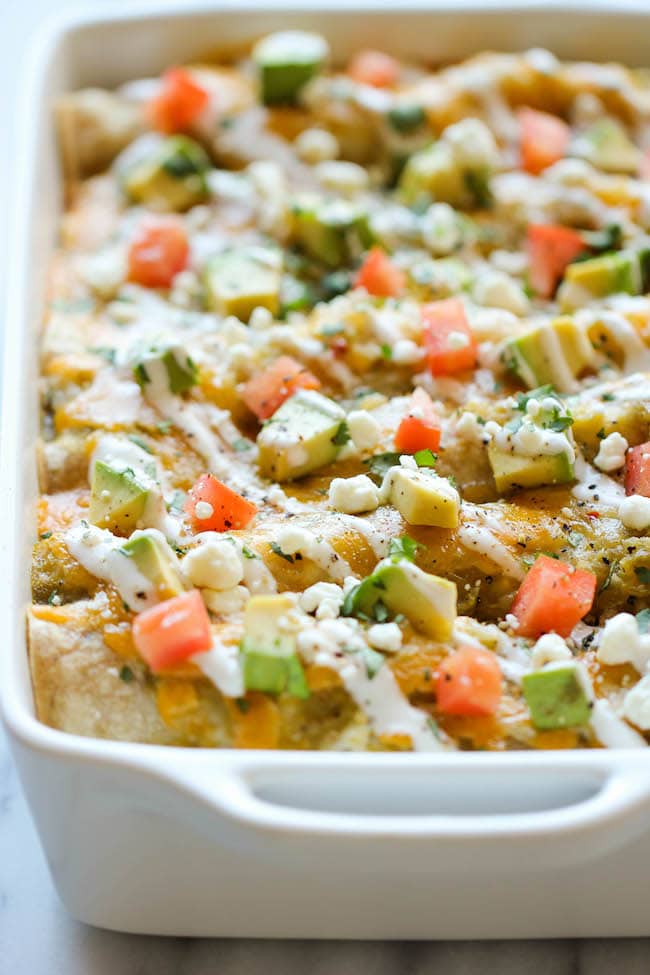 Vegetarian Enchilada Recipes : sweet potato enchiladas