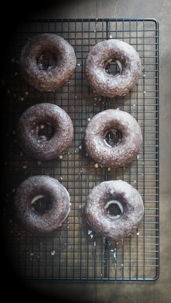 Baked Chocolate Glazed DOnuts from Taste Love and Nourish