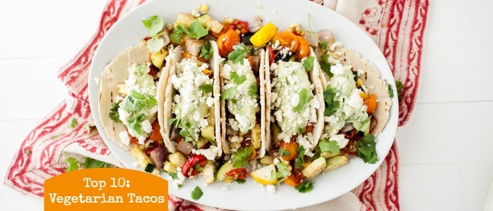 Top 10 Vegetarian Tacos