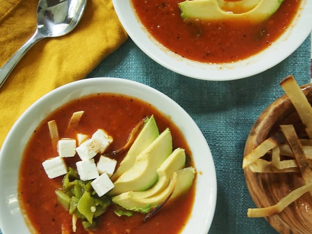 Easy Spring Dinner Ideas- Tortilla Soup