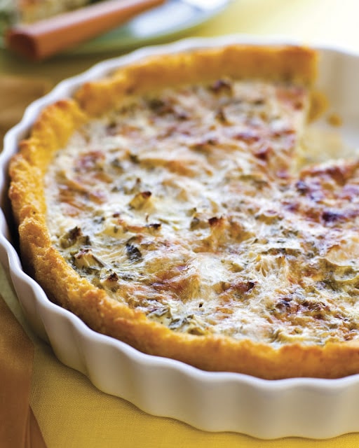 Artichoke Recipes : artichoke rosemary tart with polenta