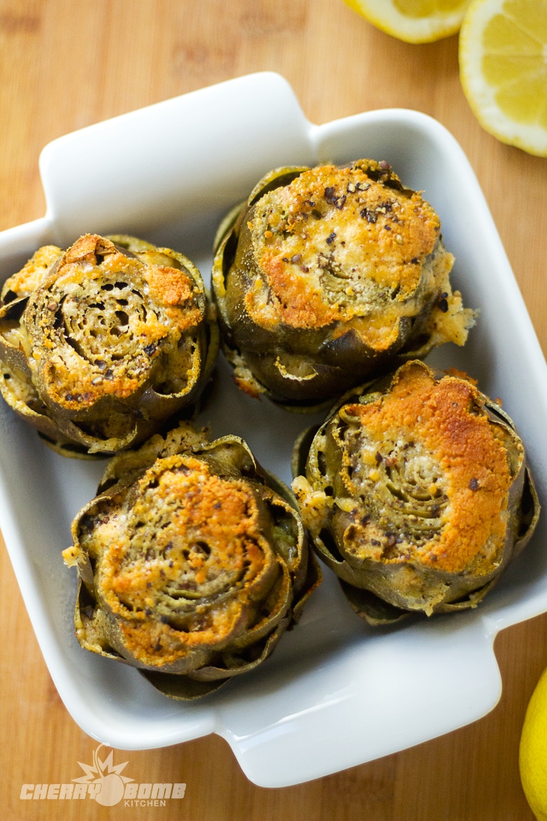 Artichoke Recipes : baked artichokes