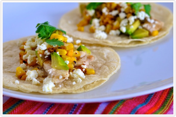 top 10 taco recipes: corn tomatillo and chicken tacos