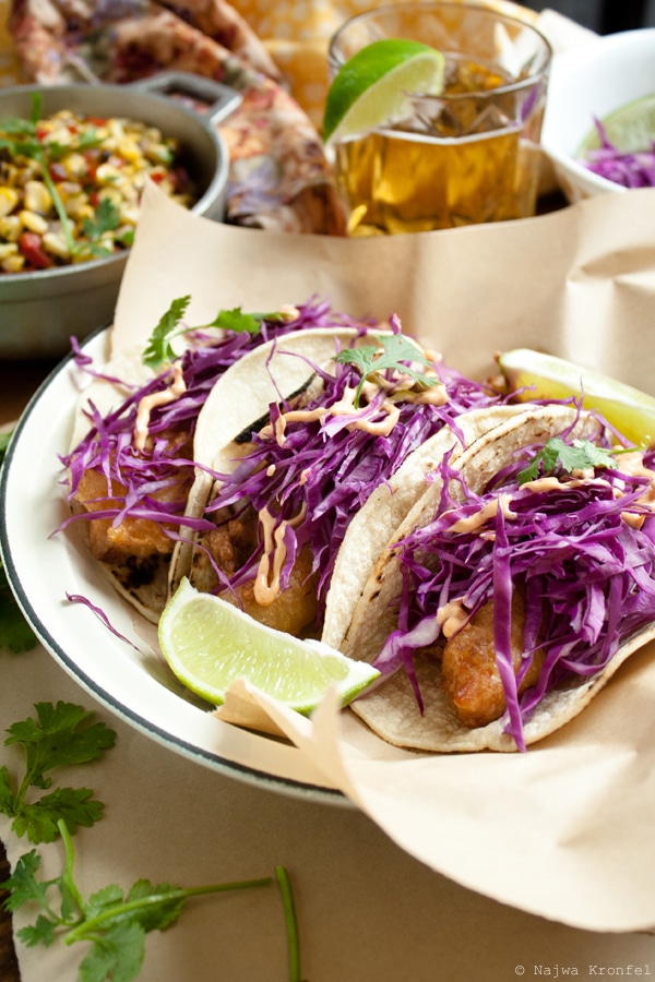 crispy fish tacos