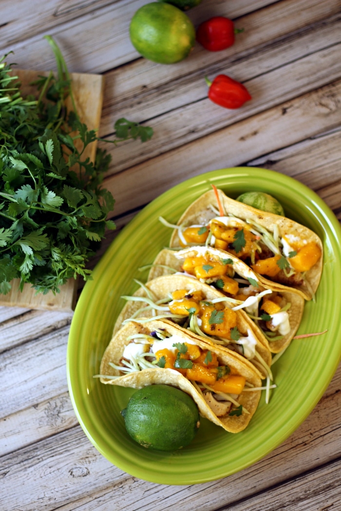 skinny baja fish tacos