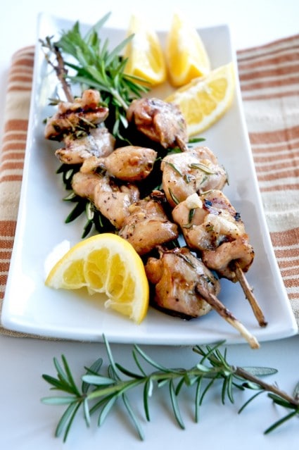 Chicken Rosemary Skewers