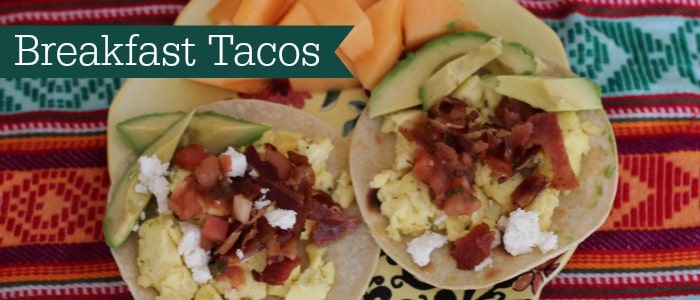 breakfast Tacos Rainbow Delicious