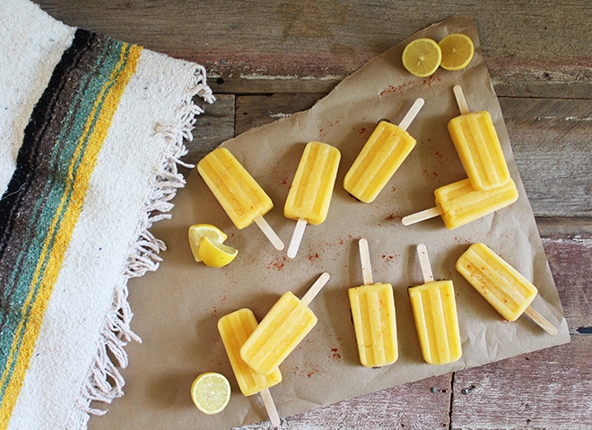 paleta pineapple mango cayenne popsicles