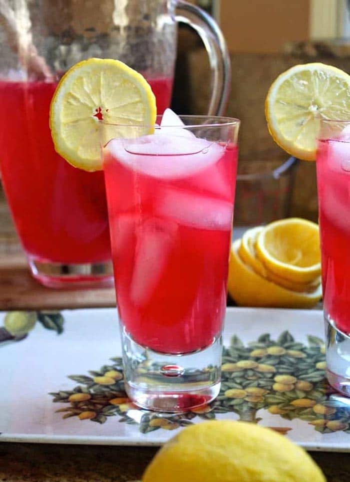 cranberry lemoande - unique flavor lemonade