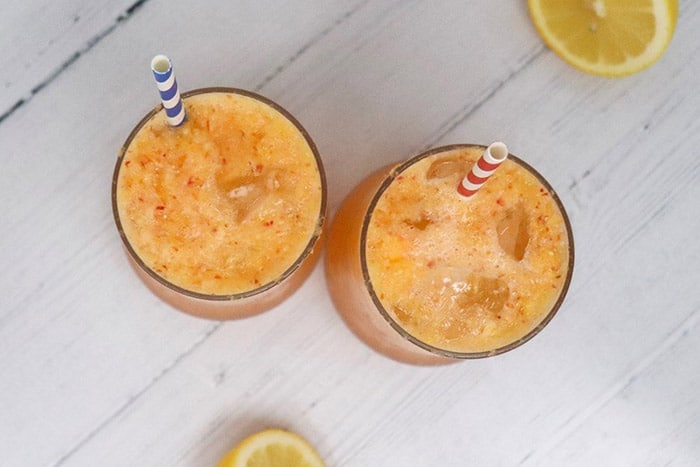 sparkling pineapple peach lemonade - different lemonade flavors