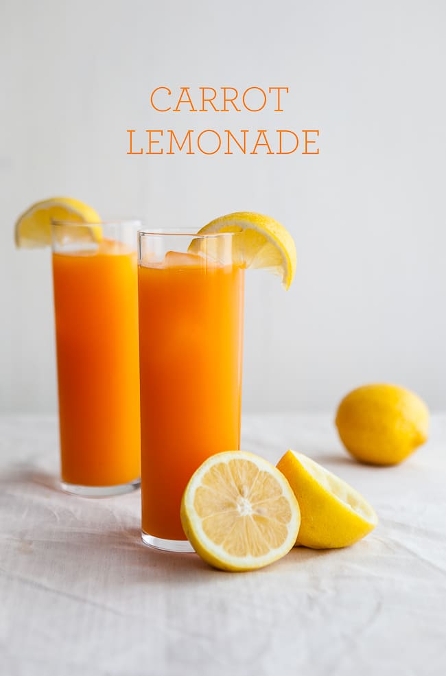 carrot lemonade | unique lemonade recipe