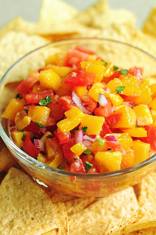 peach salsa