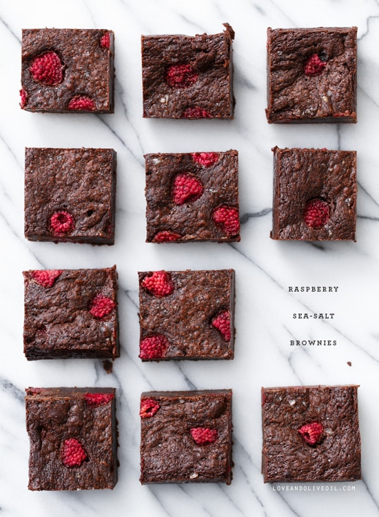 Fresh Fruit Summer Desserts : raspberry sea salt brownies + 9 other fresh and delicious summer desserts | Rainbow Delicious