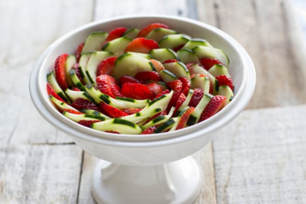 strawberry cucumber salad