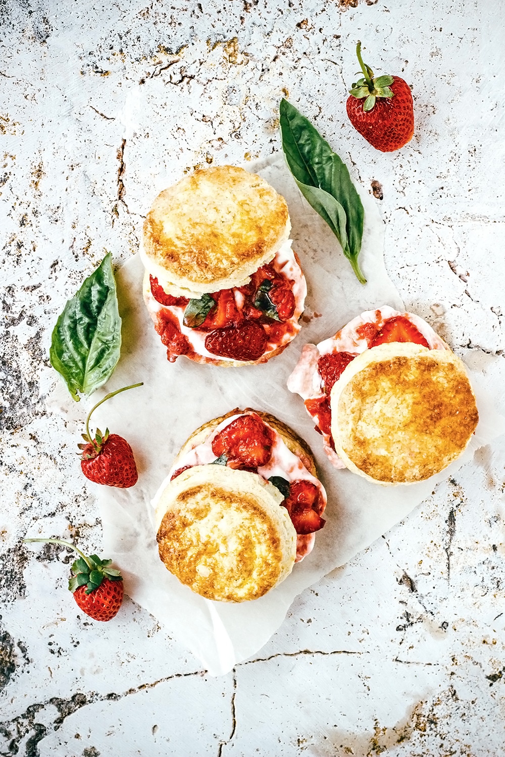 Fresh Fruit Summer Desserts : strawberry lime basil shortcakes + 9 other fresh and delicious summer desserts | Rainbow Delicious