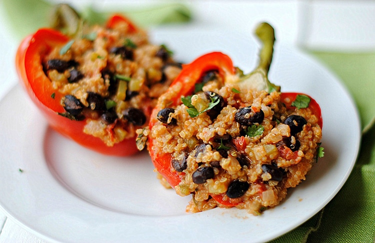 quinoa stuffed peppers