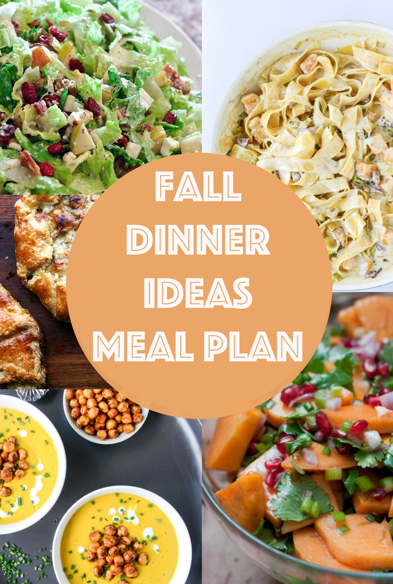 Meal Plan Fall Dinner Ideas Rainbow Delicious