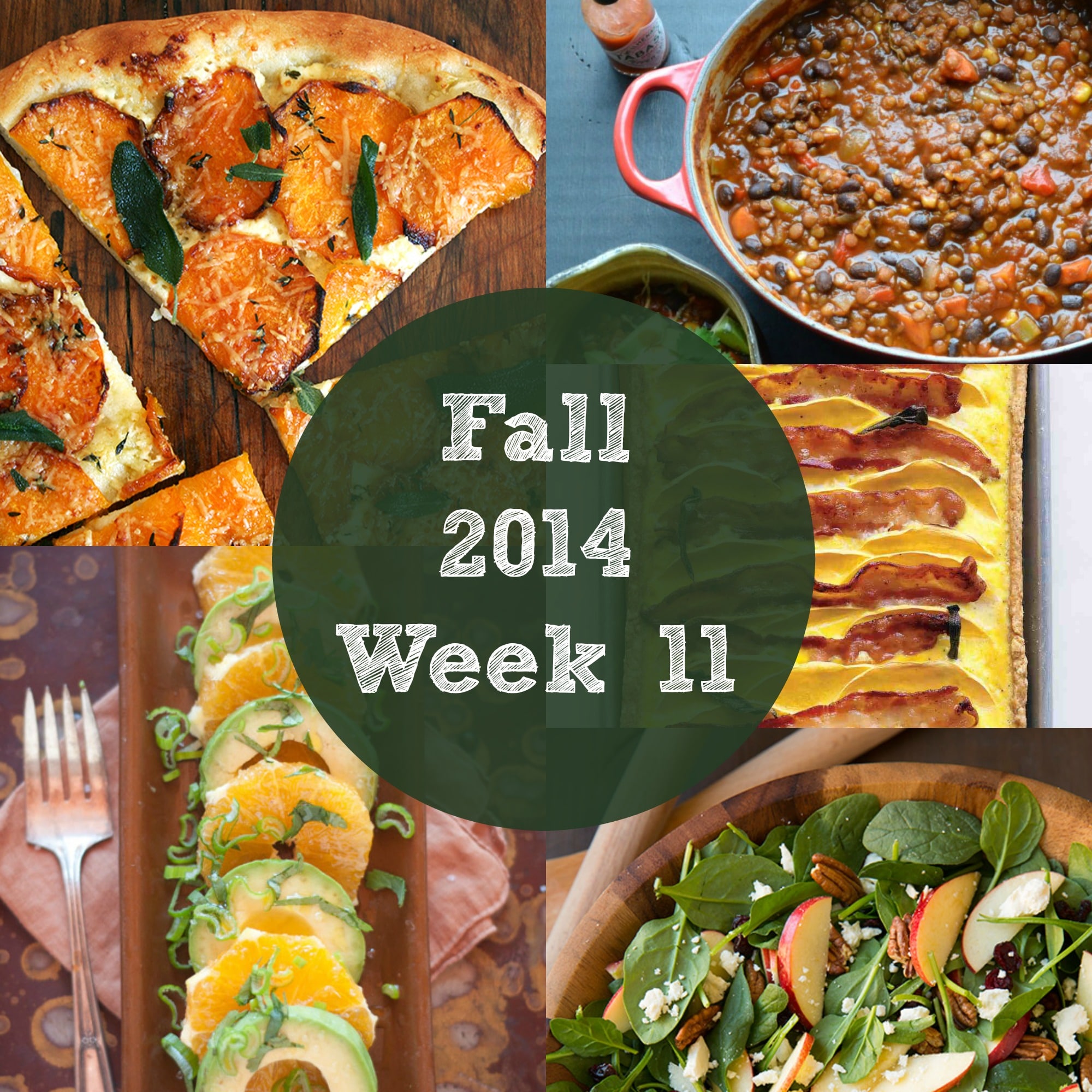 Fall Menu Ideas Meal Plan Rainbow Delicious