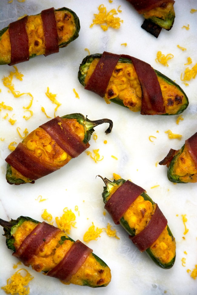 cheesy corn stuffed jalapenos + 9 other delicious and unique game day snacks perfect for the Super Bowl