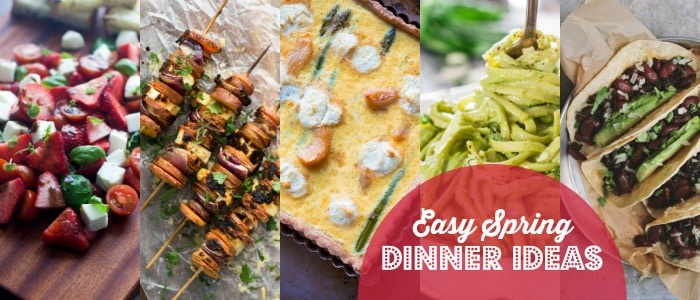 Easy Spring Dinner Ideas Meal Plan