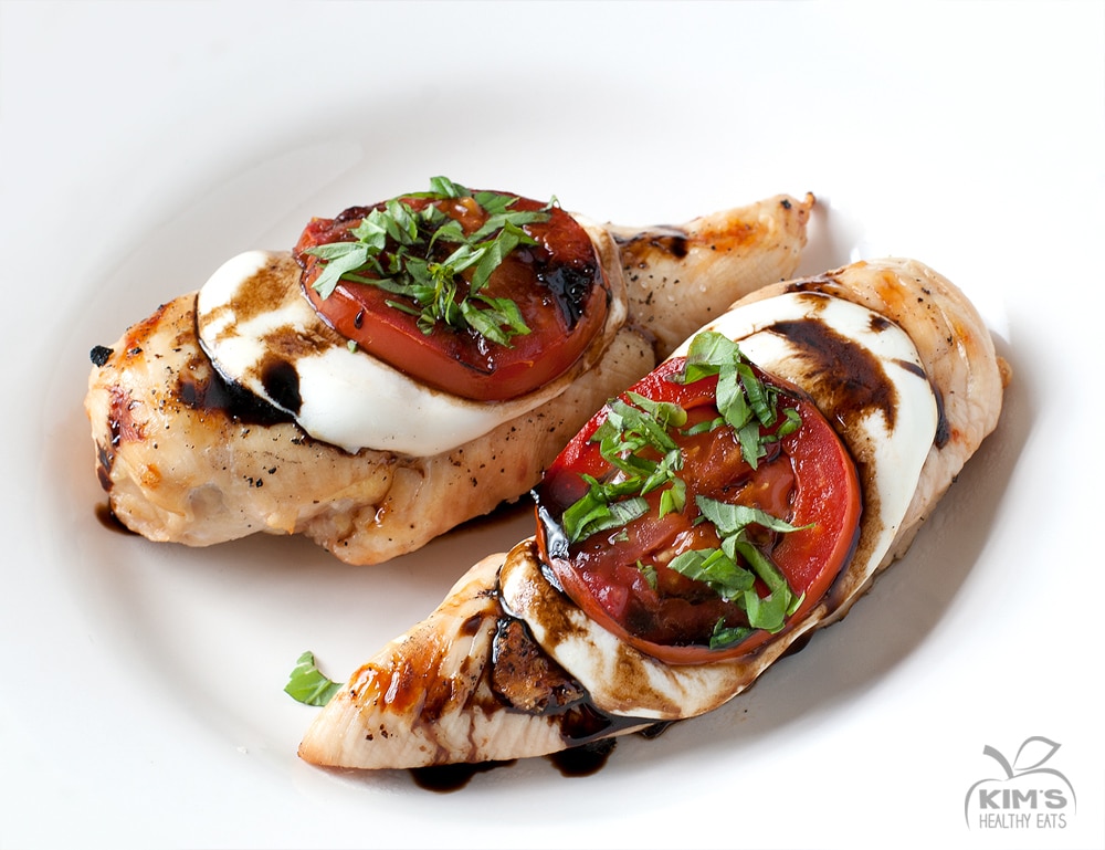 Healthy Easy Dinner Recipes: Grilled Caprese Chicken