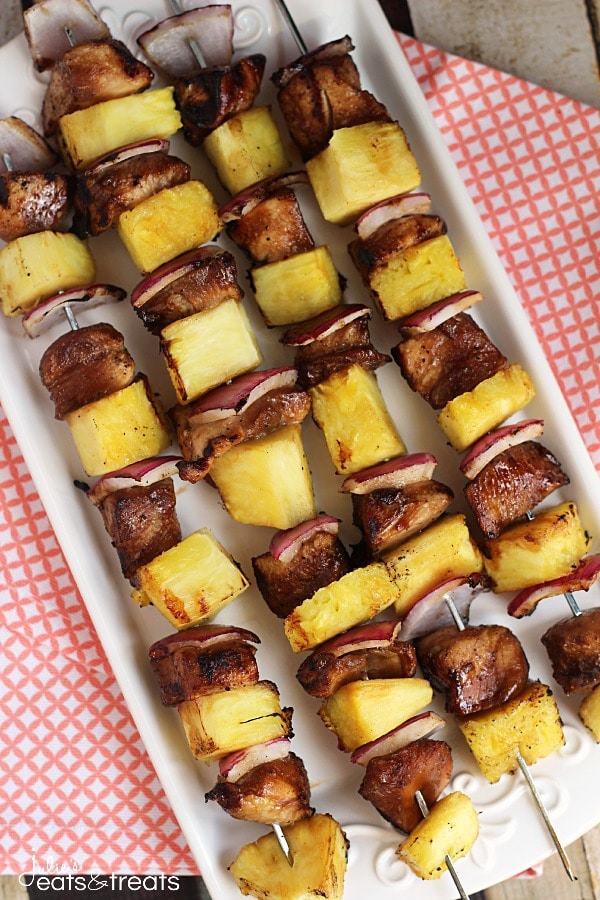 Healthy Easy Dinner Recipes: Pineapple Chicken Kebabs