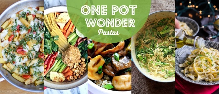 One Pot Wonder Pastas Meal Plan Rainbow Delicious