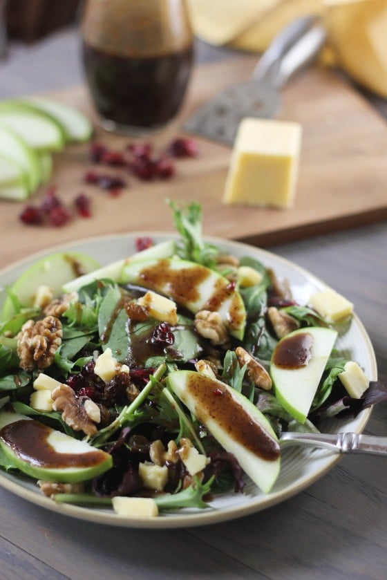 Cheddar Apple Winter Salad