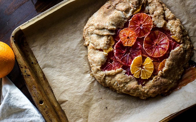 Winter Citrus Galette | 20 Amazing Citrus Recipes on Rainbow Delicious