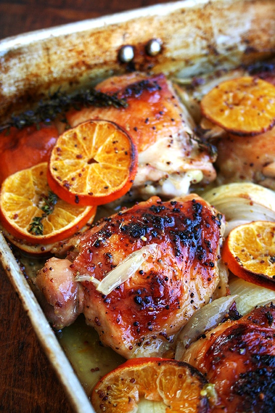 roasted clementine chicken