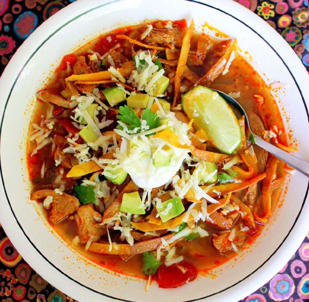 chicken-tortilla-soup-+-4-other-healthy-dinner-ideas-on-Rainbow-Delicious-weekly-meal-plan