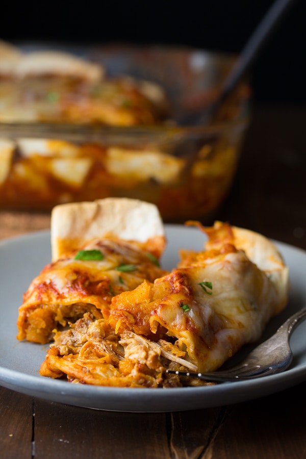 healthy-dinner-ideas-Maple-Pork-and-Butternut-Squash-Enchiladas-7