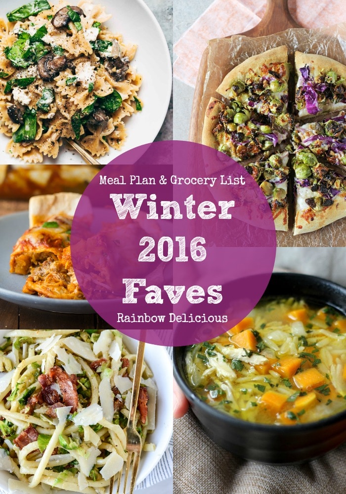 Healthy Dinner Recipes Winter 2016 Faves | Rainbow Delicious