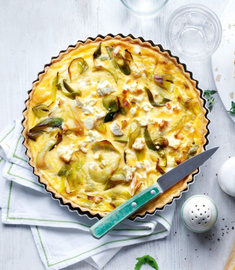 may-spring-dinner-recipes-leek-feta-tart